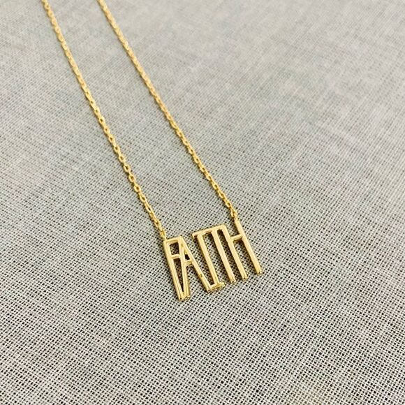Rae Dunn | Faith Necklace - Picture 7 of 13